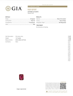 JR0405K - GIA Certified Ruby with Diamond Ring Set in 18K Gold Setting