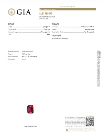 JR0405K - GIA Certified Ruby with Diamond Ring Set in 18K Gold Setting