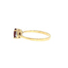 JR0420K - Ruby with Diamond Ring Set in 18K Gold Setting
