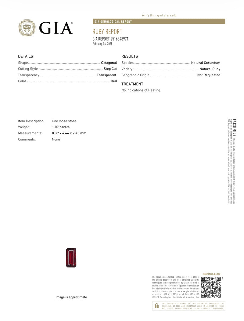 JR0404K - GIA Certified Ruby with Diamond Ring Set in 18K Gold Setting