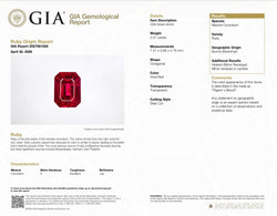 JR0343K - GIA Certified Burmese Pigeon’s Blood Ruby with Diamond Ring Set in Platinum Setting