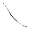 JB0045K - Blue Sapphire Bracelet Set in 14K White Gold Setting