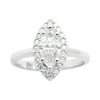 JR0948R - Diamond Ring set in 18K White Gold Setting