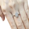 JR0948R - Diamond Ring set in 18K White Gold Setting