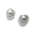 JE0654S - Grayish South Sea Pearl with Diamond Earrings set in 18K White Gold Setting