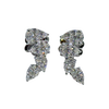 JE0225K - Diamond Earrings Set in 18K White Gold Setting