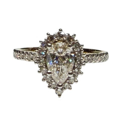JREBK - Diamond Ring Set in 18K Gold Setting