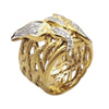 JR0047PK - Diamond Butterfly Ring set in 18K Gold Setting