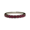 JR0327K - Ruby Ring Set in 18K White Gold Setting