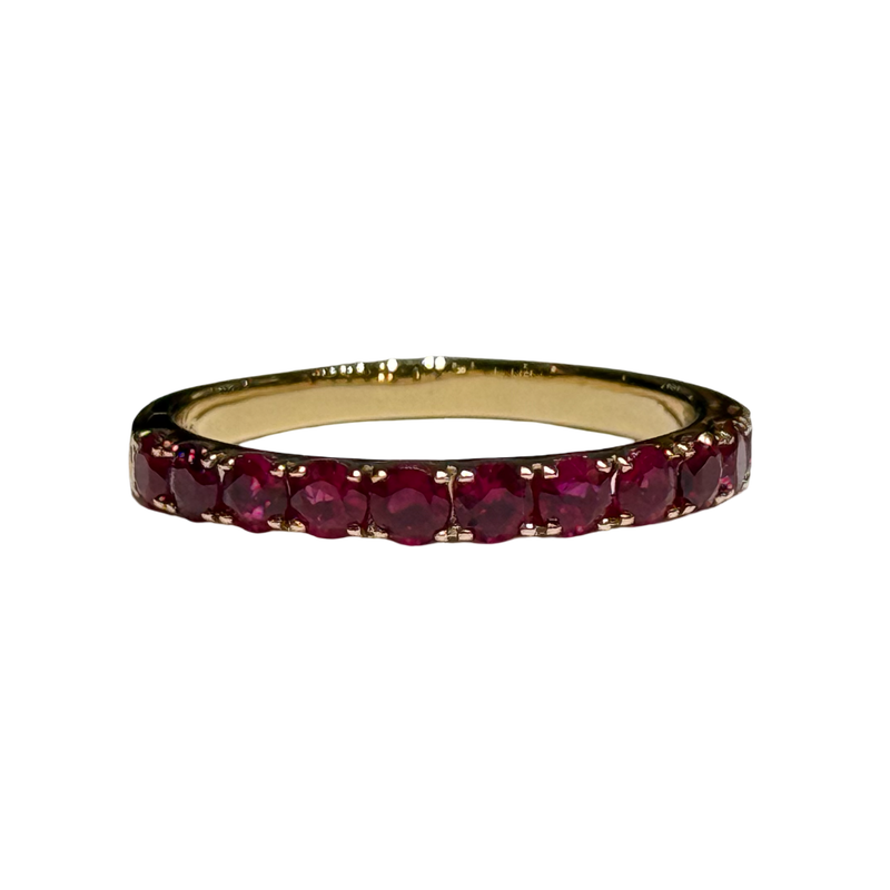 JR0331K - Ruby Ring Set in 18K Gold Setting