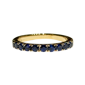 JR0333K - Blue Sapphire Ring Set in 18K Gold Setting