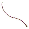JB0098K - Pink Sapphire Tennis Bracelet Set in 14K Gold Setting