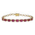 JB0099K - Ruby Bracelet Set in 14K Gold Setting
