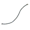 JB0103K - Blue Sapphire Tennis Bracelet Set in 14K White Gold Setting