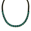 JN0071K - Emerald with Diamond Necklace Set in 18K Gold Setting