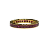 JR0385K - Ruby Eternity Ring Set in 18K Gold Setting