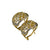 JE0278K - Filigree Diamond Earrings Set in 18K Gold Setting