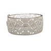 JBTHK - Filigree Diamond Bangle Bracelet Set in 18K White Gold Setting