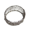 JBTHK - Filigree Diamond Bangle Bracelet Set in 18K White Gold Setting