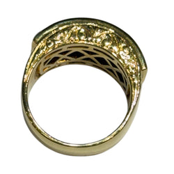 JR0004QK - Blue Star Sapphire Ring Set in 18K Gold Setting