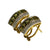 JE0860RK - Green Sapphire with Diamond Earrings Set in 18K Gold Setting