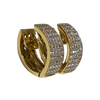 JE0239QK - Diamond Pave Earrings Set in 18K Gold Setting