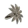 JR0631WK - Diamond Flower Ring Set in 18K White Gold Setting