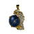 JP0098K - Blue Star Sapphire with Diamond Dragon Pendant Set in 18K Gold Setting