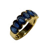 JR0411K - Blue Sapphire Ring Set in 18K Gold Setting