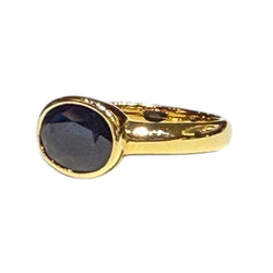 JR0403RK - Blue Sapphire Ring Set in 18K Gold Setting