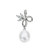 JP0213K - South Sea Pearl with Diamond Pendant set in 18K White Gold Setting
