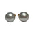 JE0302K - South Sea Pearl Stud Earrings Set in 18K Gold Setting
