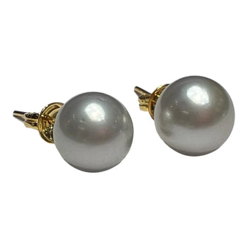 JE0302K - South Sea Pearl Stud Earrings Set in 18K Gold Setting