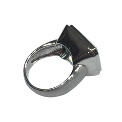 JRAQSNYK - Aquamarine Ring Set in 14K White Gold Setting