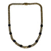 JNMF1026K - Cabuchon Blue Sapphire Necklace Set in 18k Gold Setting