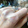SJ1606 - Blue Sapphire with Diamond Ring Set in 18 Karat Gold Settings