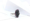 SJ3203 - Tourmaline, Ruby and Pink Sapphire Ring set in Silver Settings