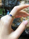 SJ1946 - Blue Sapphire with Diamond Ring Set in 18 Karat Gold Settings