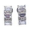 SJ2420 - White Sapphire with Diamond 18 Karat White Gold Settings