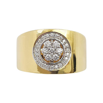 SJ2432 - Diamond Ring Set in 18 Karat Gold Settings