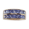 SJ2146 - Pastel Blue Sapphire Ring Set in 18 Karat Rose Gold Settings