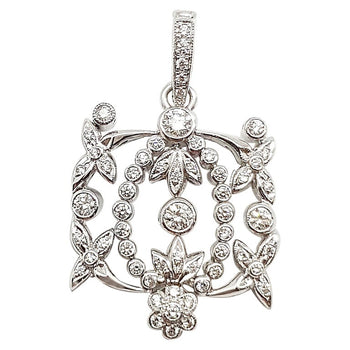 SJ2274 - Diamond Pendant Set in 18 Karat White Gold Settings