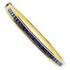SJ2229 - Blue Sapphire Bangle Set in 18 Karat Gold Settings
