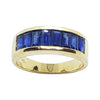 SJ2268 - Blue Sapphire Ring Set in 18 Karat Gold Settings