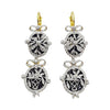 SJ2406 - Diamond Earrings Set in 18 Karat Gold Settings