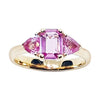 SJ2266 - Pink Sapphire Ring Set in 18 Karat Rose Gold Settings