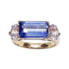 SJ1729 - Blue Sapphire with Pink Sapphire Ring Set in 18 Karat Rose Gold Settings