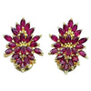 SJ2086 - Ruby Earrings Set in 18 Karat Gold Settings