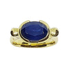 SJ6040 - Blue Sapphire Ring Set in 18 Karat Gold Settings