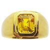 SJ1547 - Yellow Sapphire Ring Set in 18 Karat Gold Settings
